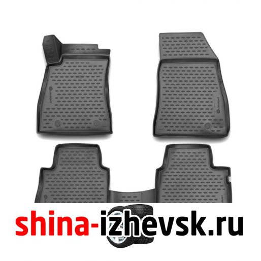 Коврик Autofamily коврики 3D в салон для NISSAN Tiida, 2015- , 4 шт. ) в Ижевске